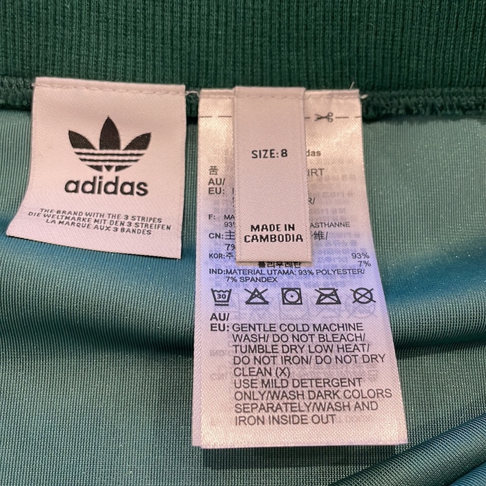 [Adidas original] green tight skirt - Picture 3 of 4